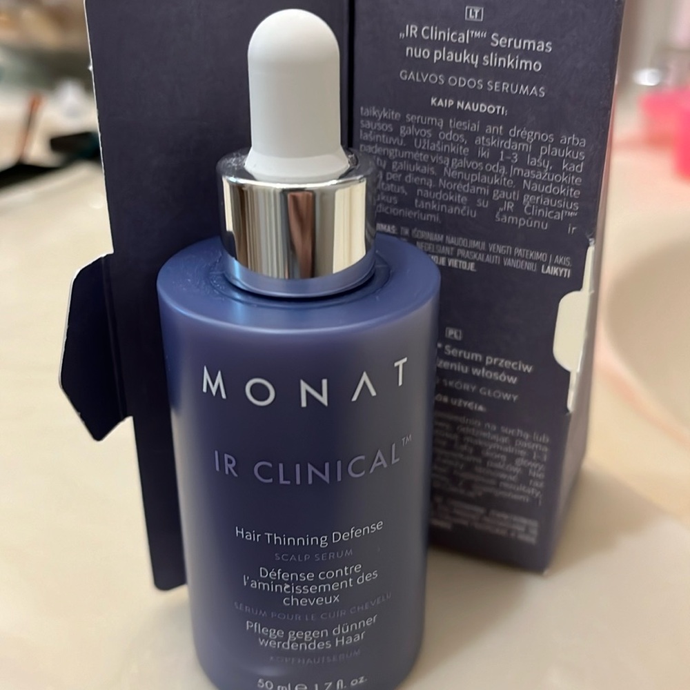 Monat IR Clinical hair thickening defense